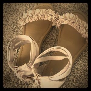 sandals from justice.